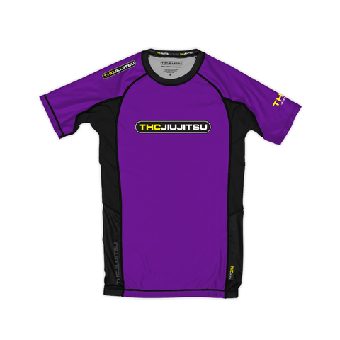 - STANDARD - Rash Guard / PURPLE (SHORT SLEEVE).