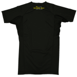 Old School Rolls (Black)- THC Jiu Jitsu Rash Guard