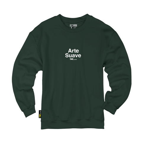 Arte Suave THC jiu-Jitsu CREWNECK (Green)